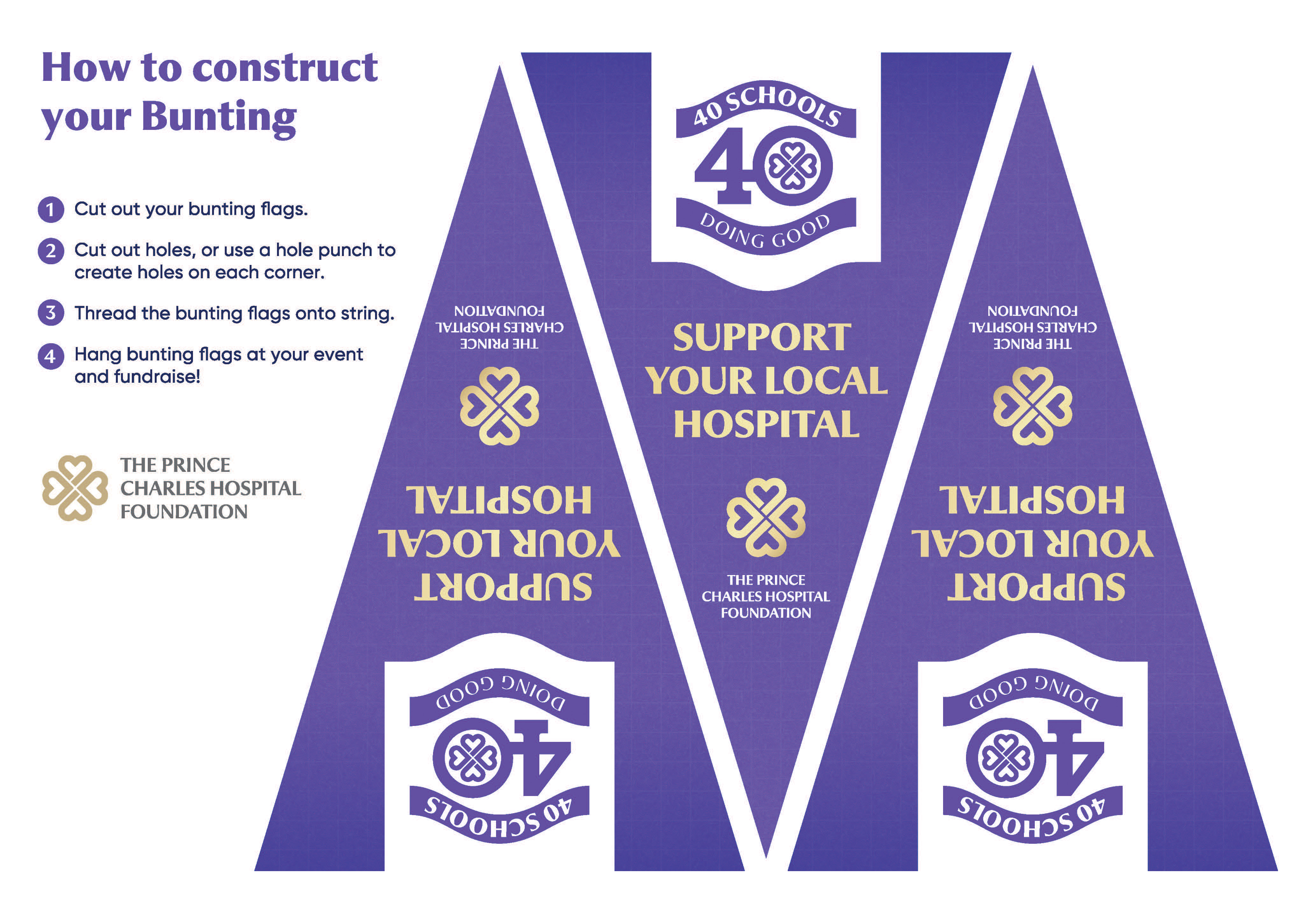 School Bunting - TPCH