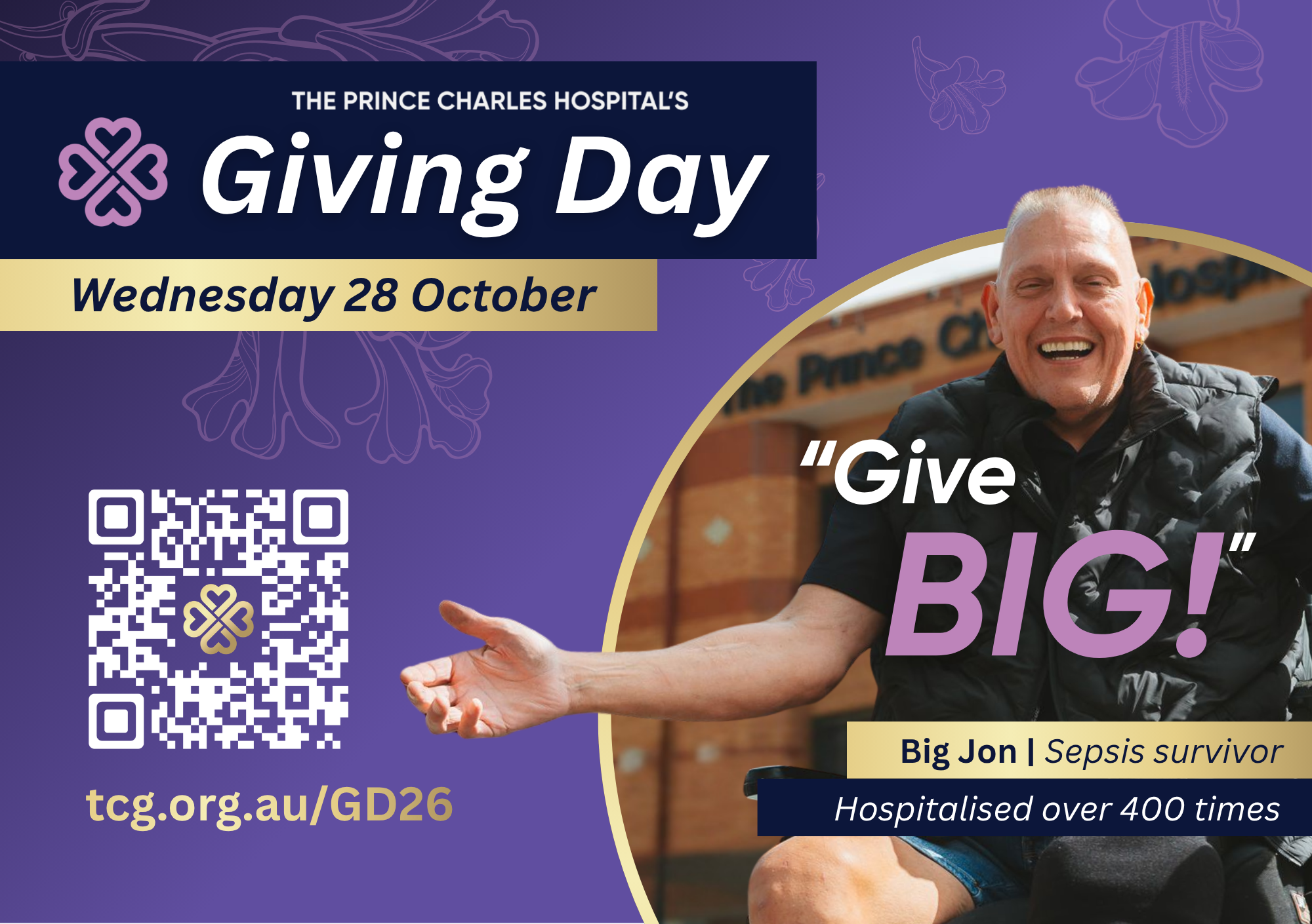 Giving Day Donation Bucket Sign